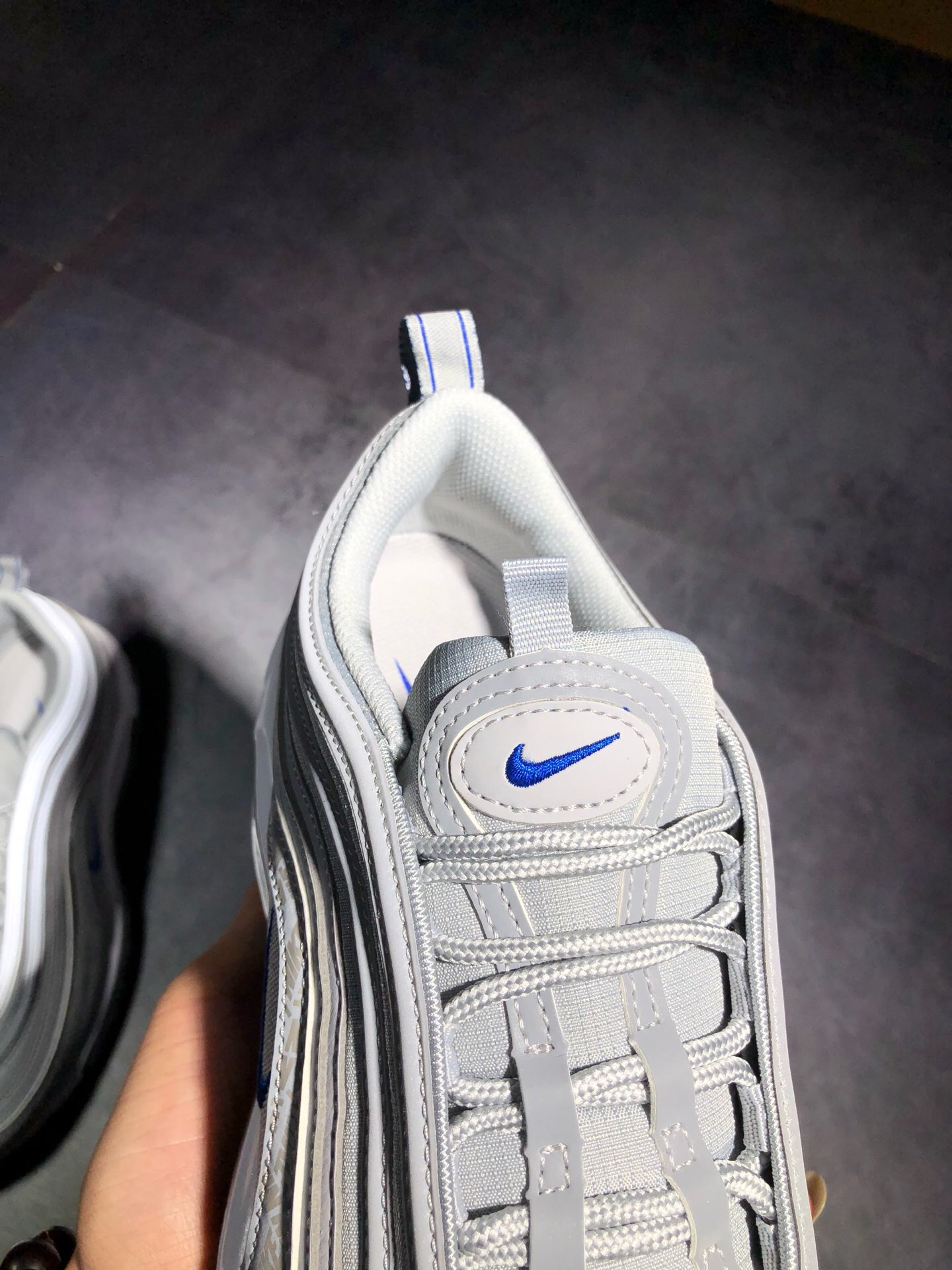 Authentic Nike Air Max 97 3M Silver GS